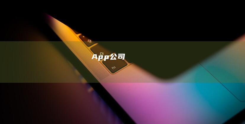 App 公司